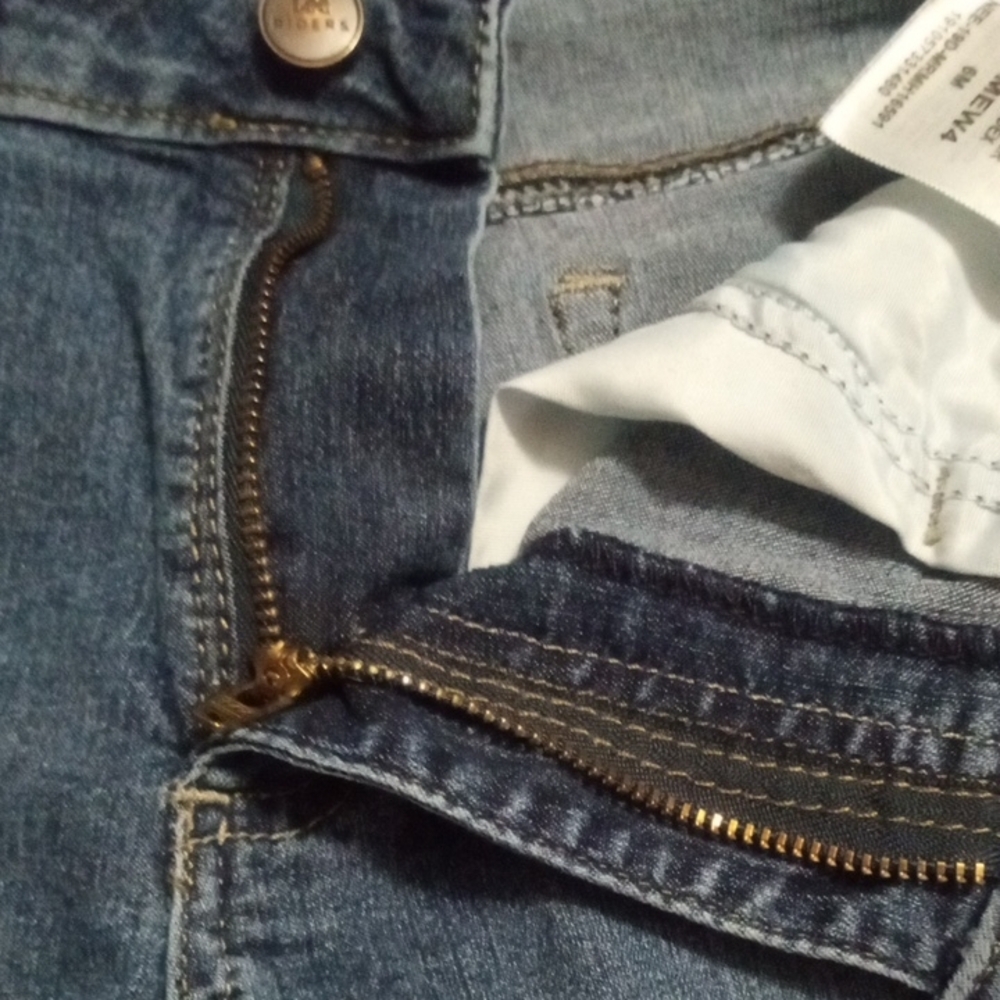 Lee Blue Denim Shorts-Midrise Short Zipper Fly RN130273 - Picture 5 of 10